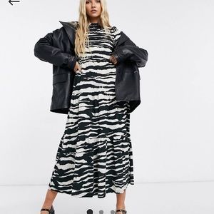 Topshop zebra dress